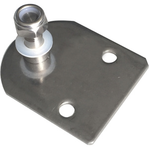 1852 Gassdemperbrakett 316 48x58 mm 8 mm