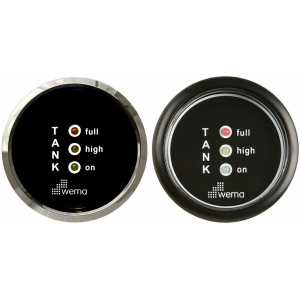 Wema LED 3-Light Gauge ISS Stainless Steel