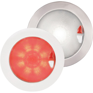 Hella EuroLED 150 Touch lamp Steel rim Wht/Red