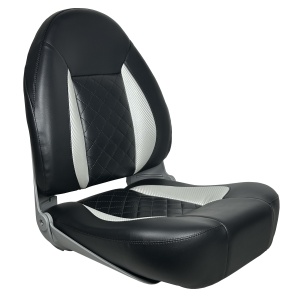 Båtstol CP 48 Comfort Fold down Sort rød