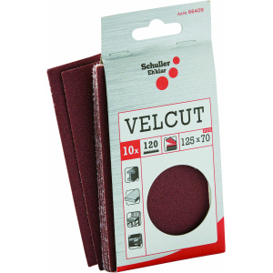 Schuller Slipeark Velcut 70 x 125 mm P120 10 stk