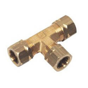 Ultraflex T-kopling for nylon slange 3/8" gjenger