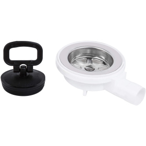 Avløp komplett 22 mm hvit