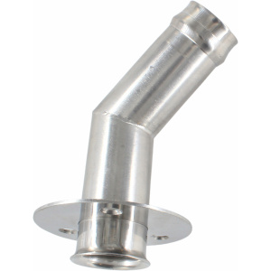 Eksosgjennomføring 45 grader 38 mm