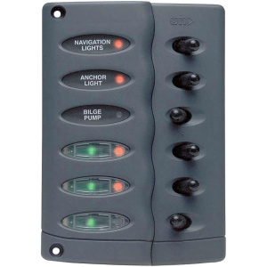 BEP Bryterpanel 6 brytere