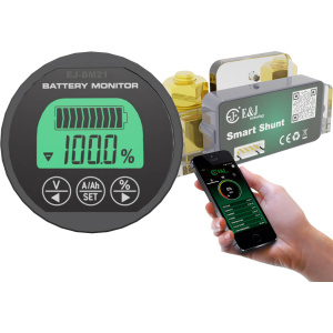 Batterimonitor Smart med LCD-display