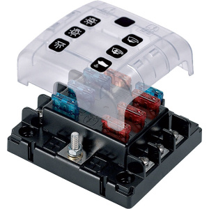 BEP Sikringsholder m/lokk for 6 ATC sikringer