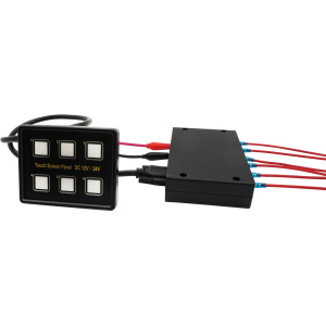 Bryterpanel - 6 touch brytere 12/24V