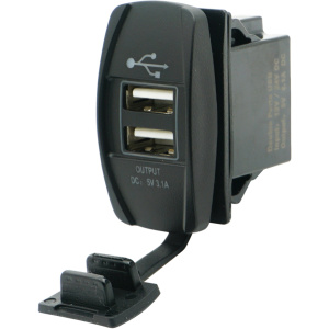 USB uttak, dobbel