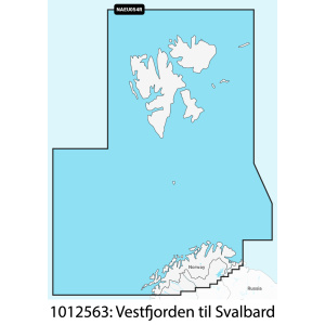 Navionics+ Regular Norge, Vestfjorden til Svalbard