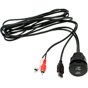 USB/AUX forlengerkabel med uttak