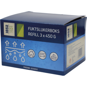 1852 Fuktslukerboks refill 3 x 450 g