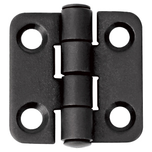 1852 Hengsel 36,5 x 36 mm syrefast sort