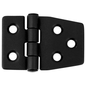 1852 Hengsel 37 x 57 mm syrefast sort