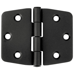 1852 Hengsel 74 x 74 mm syrefast sort