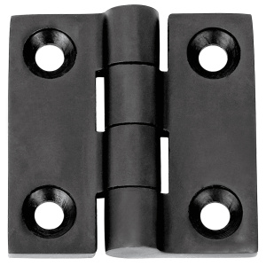 1852 Hengsel 38 x 38 mm syrefast sort