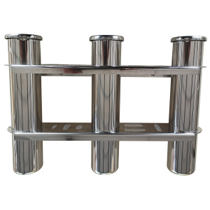 Fiskestangholder, syrefast, 3 stenger