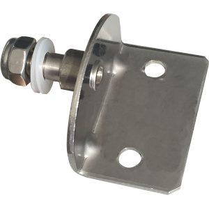 1852 Gassdemperbrakett 316, 48x32 mm 8 mm