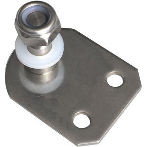 1852 Gassdemperbrakett 316, 45x35 mm 8 mm