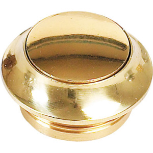 Skaplås trykknapp 13 mm messing