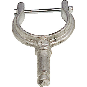 1852 Åregaffel aluminium 2 1/4" m/bolt