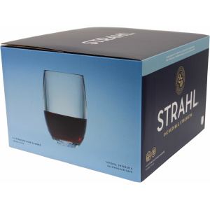 Strahl Vinglass u/stett gavepakke 384 ml 4 stk