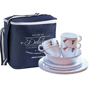 Regata Servisepakke for 4 personer 16 deler + kurv