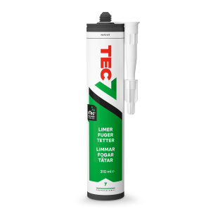 Tec7 Lim og fugemasse 310 ml hvit