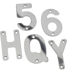 Roca Bokstav T rustfri 75 mm