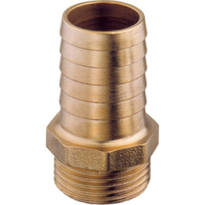 Slangekopling han messing 3/4" x 13 mm