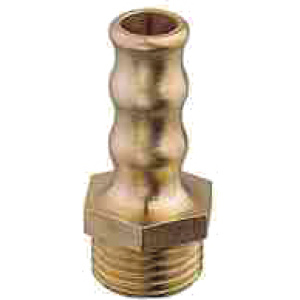 Slangekopling M14 han messing x 1,5, 10 mm