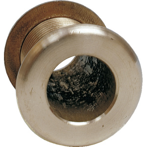 Skroggjennomføring messing forkrommet 1 1/4" 50 mm