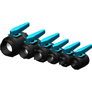 TruDesign kuleventil Kompositt 3" BSP