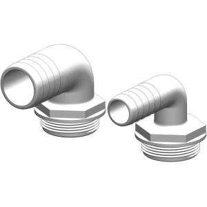 Trudesign Tank Fitting 90° 25 mm 1 1/2" BSP