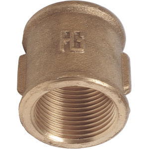 Rørmuffe messing 2"