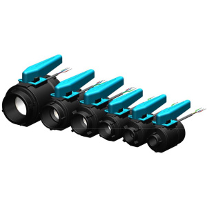 Kuleventil kompositt for display 2" BSP