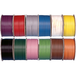 Oceanflex Elektrisk kabel fortinnet 6 mm2, 30 m, rød