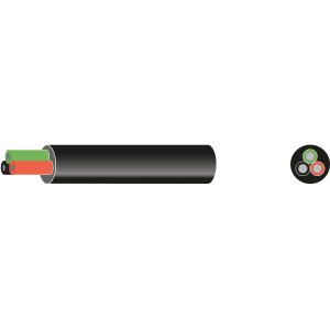 Fortinnet kabel rund 3x1,5mm2 100m