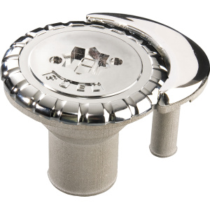 Dekksforskruvning NR plast/krom m/ventil 1 1/2 Fuel