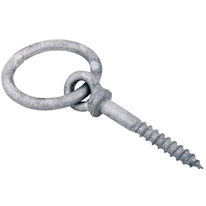 Øyebolt m/gjenger og ring, 12 x 100 mm