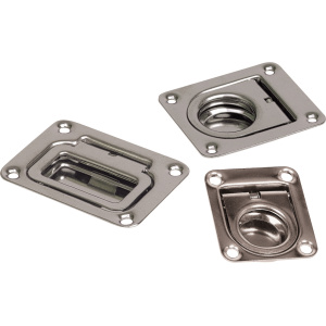 Dørkring 316 flush, 75 x 57 mm