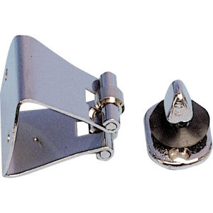 Dørholder forkrommet 35 mm