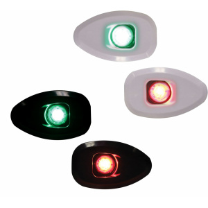 Lalizas Micro LED Styrbord & Babord Lanternesett Flush sort