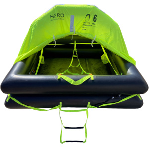 HERO Redningsflåte Fritid 6 personer i container 33kg