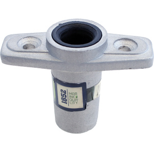 1852 Holder alu. nedfellbar 2 1/4" m/tett bunn