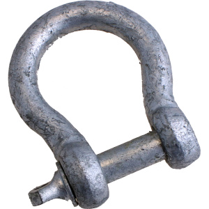 H-sjakkel, 38mm, galvanisert