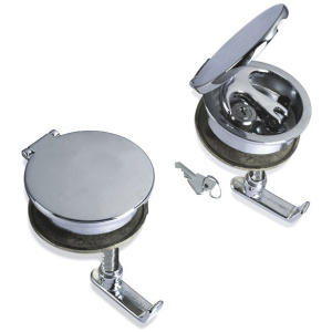 Lukelås forkrommet for nedfelling u/lås