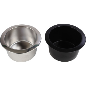 Roca Boks- og flaskeholder rustfri sort