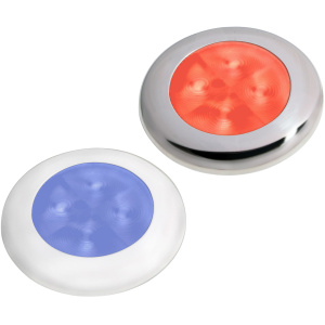 Hella Slim Line LED hvit spotlampe rødt lys