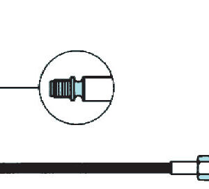 Ultraflex Styrekabel M58 6'